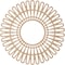 Ekena Millwork Cornelius Wood Fretwork Pierced Ceiling Medallion, Alder, 26"OD x 9 5/8"ID x 1/4"T CMWP26X0250CRAL - alternate 2
